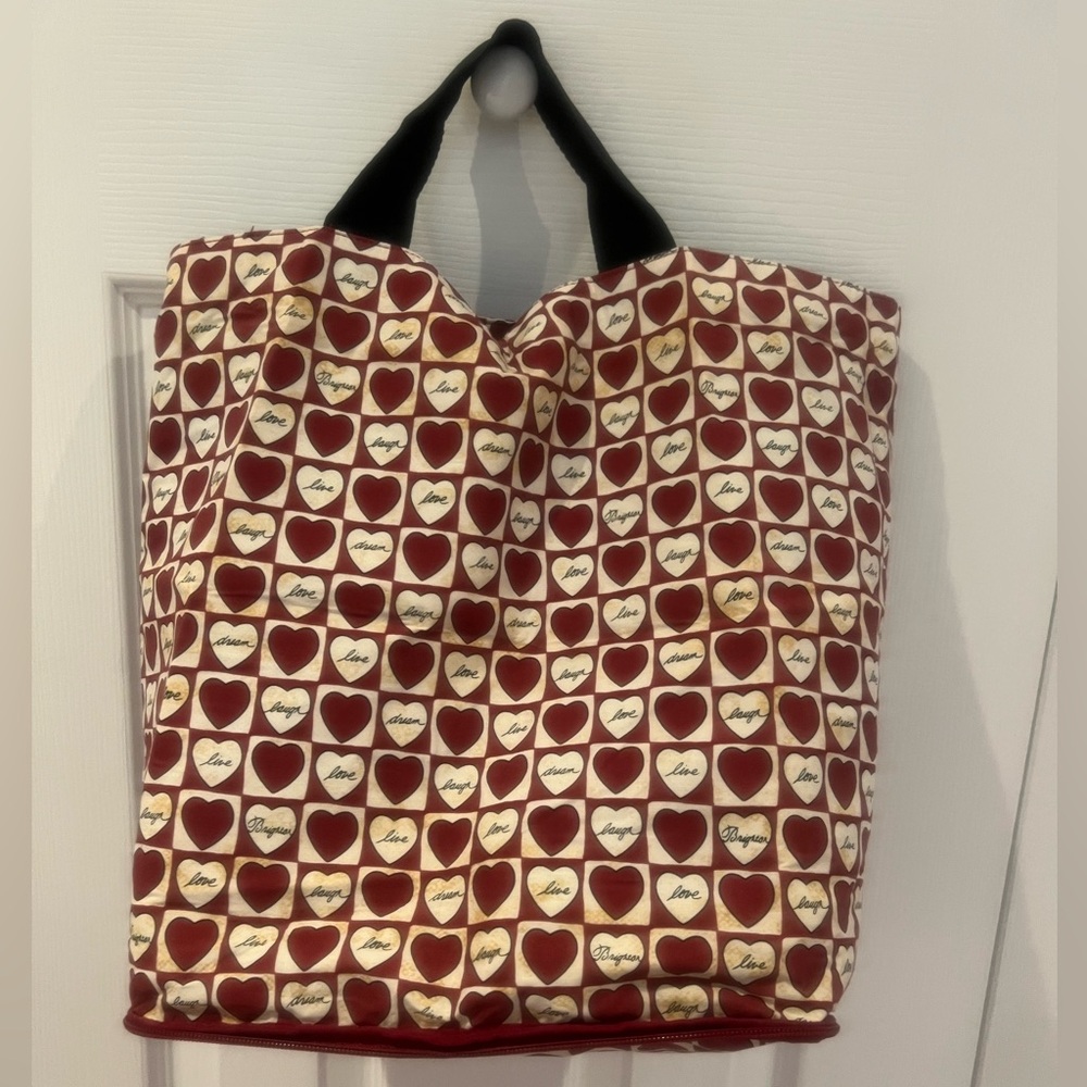 Foldable Brighton Heart Tote Bag